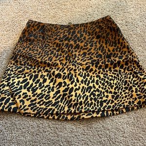 Ecote leopard mini skirt